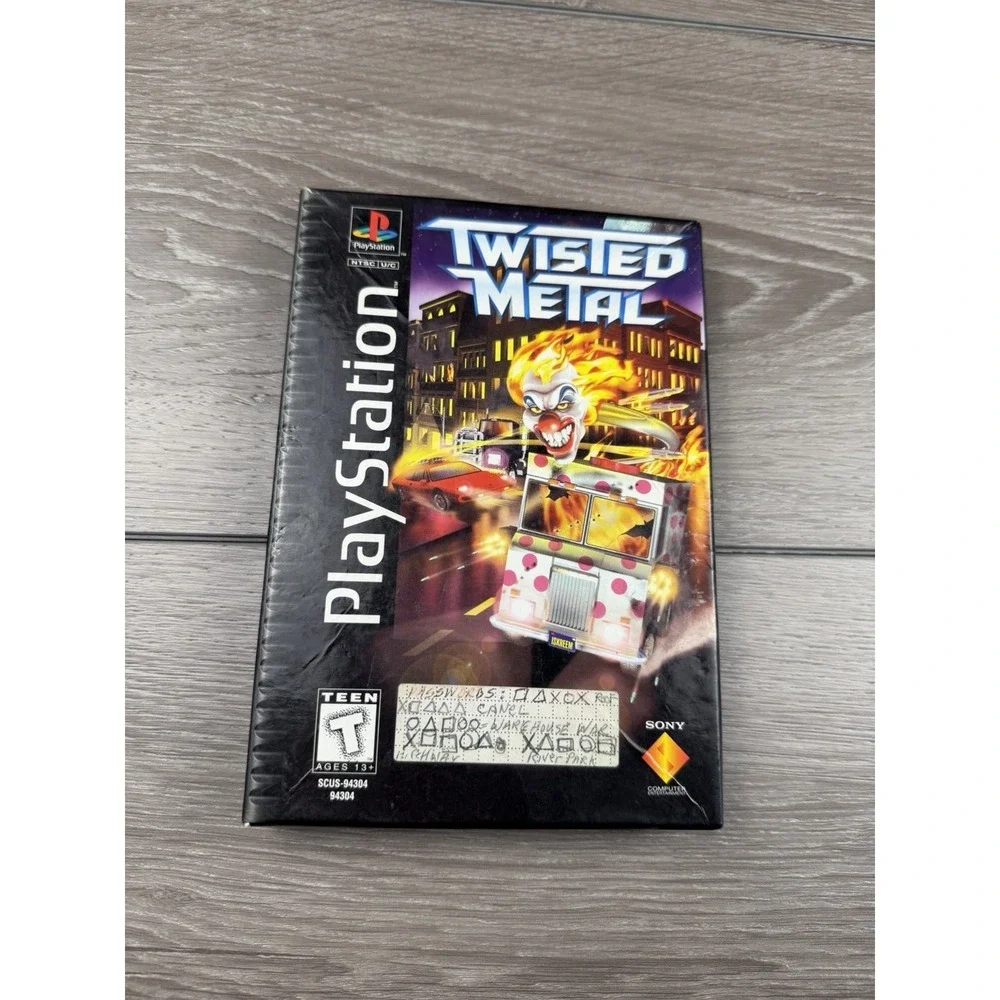 Twisted Metal (Sony PlayStation 1 PS1, 1995) Long Box No Manual